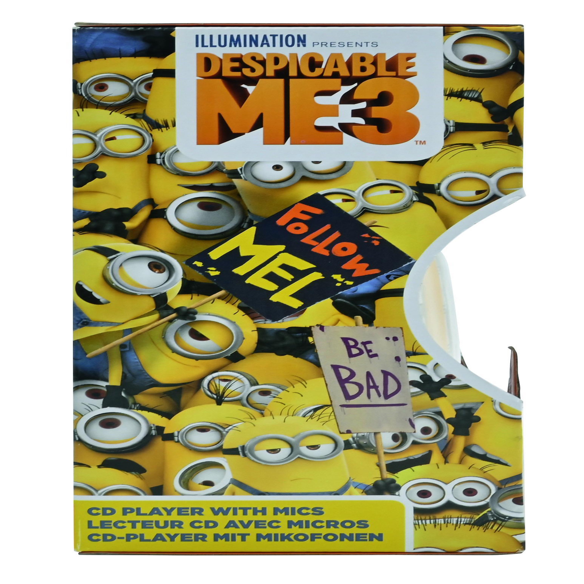 Voir la diapositive 6 : Lexibook Lecteur CD portable avec 2 microphones Les Minions