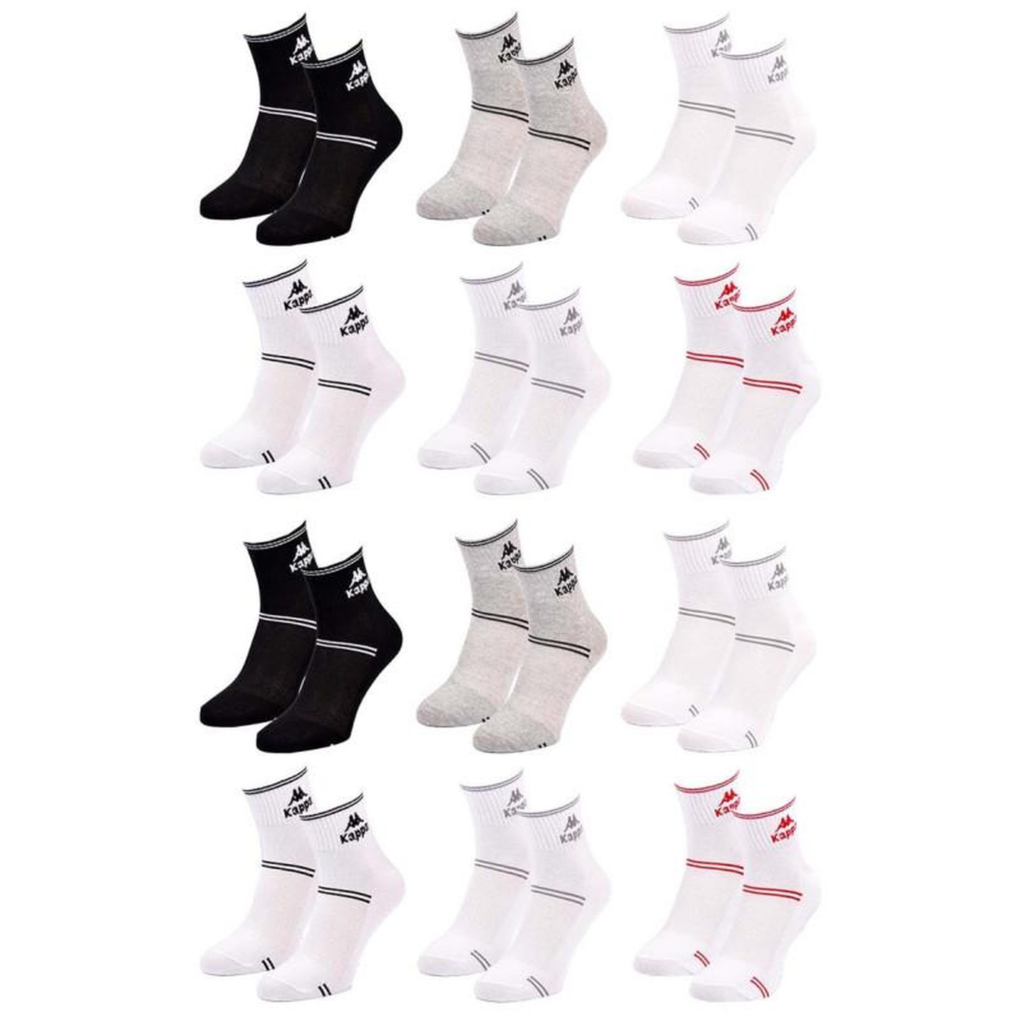 Voir la diapositive 2 : KAPPA Chaussettes KAPPA QUARTER