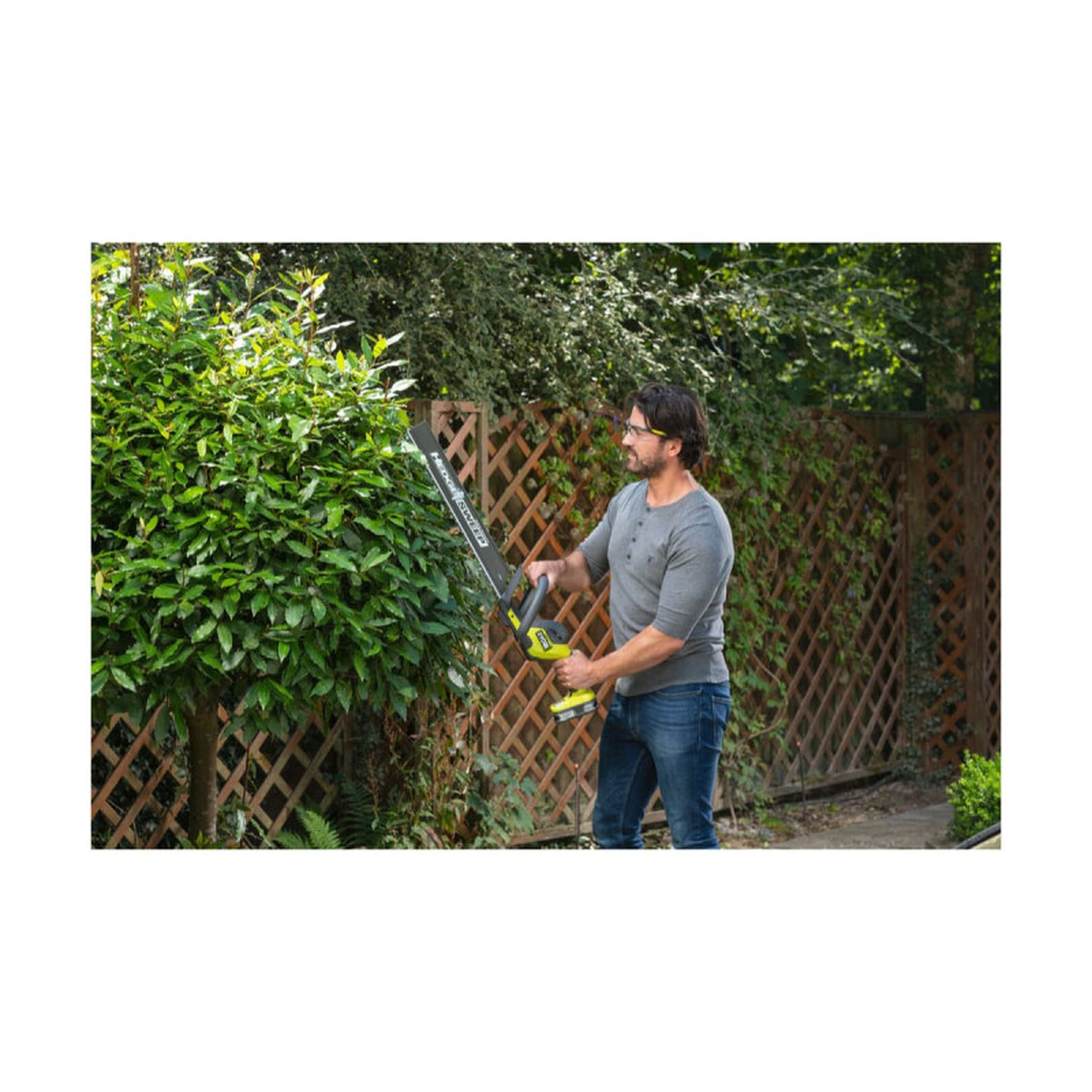 Voir la diapositive 4 : Ryobi Pack RYOBI Taille-haies 18V One+ - LINEA - 50 cm - RY18HT50A-0 - 1 Batterie 5.0Ah - 1 Chargeur rapi