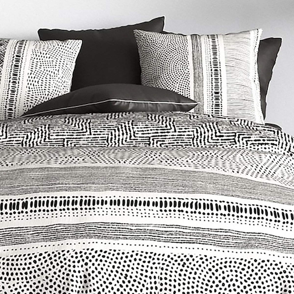 ATELIER DU COTON Parure Housse De Couette 100% Coton 57fils Lattice