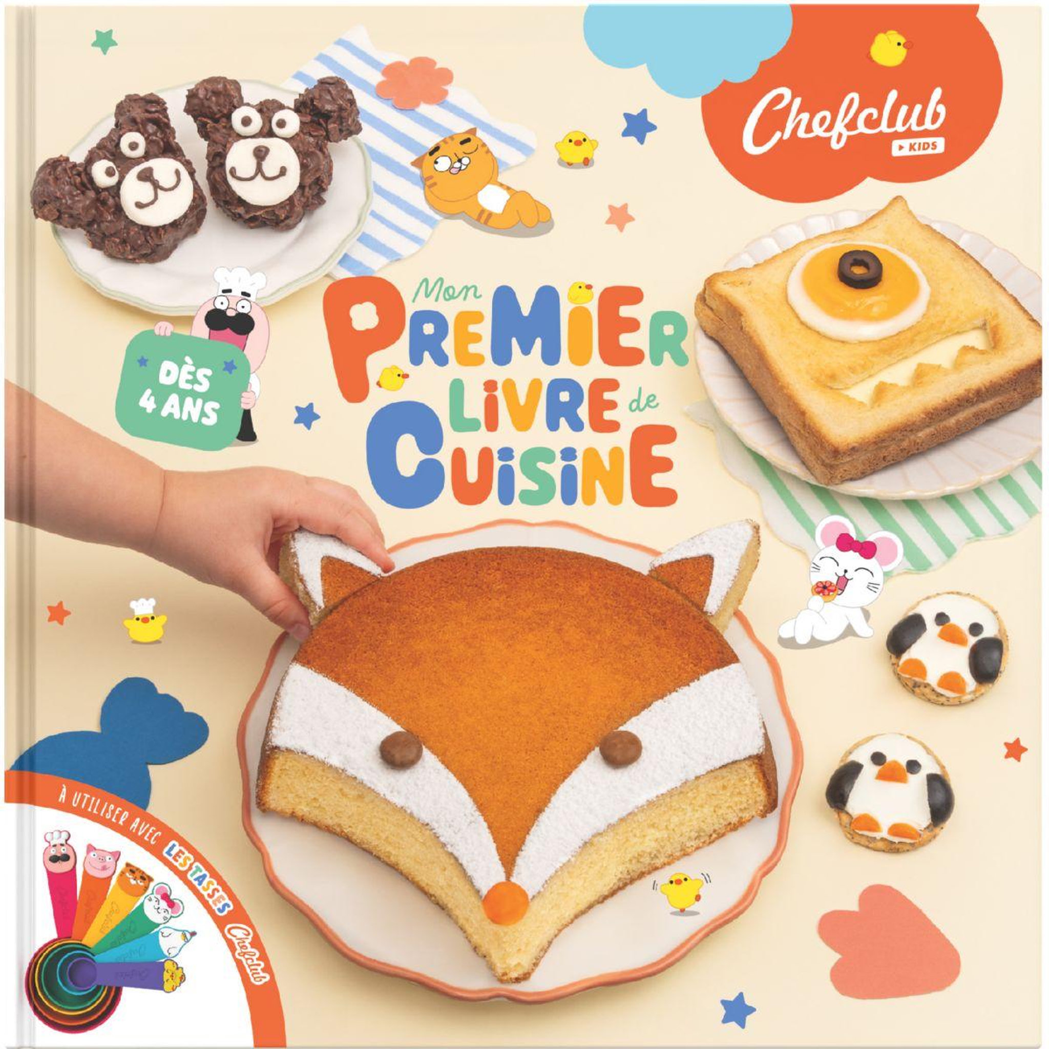 Voir la diapositive 3 : CHEFCLUB Coffret cuisine kids - mon premier livre de cuisine