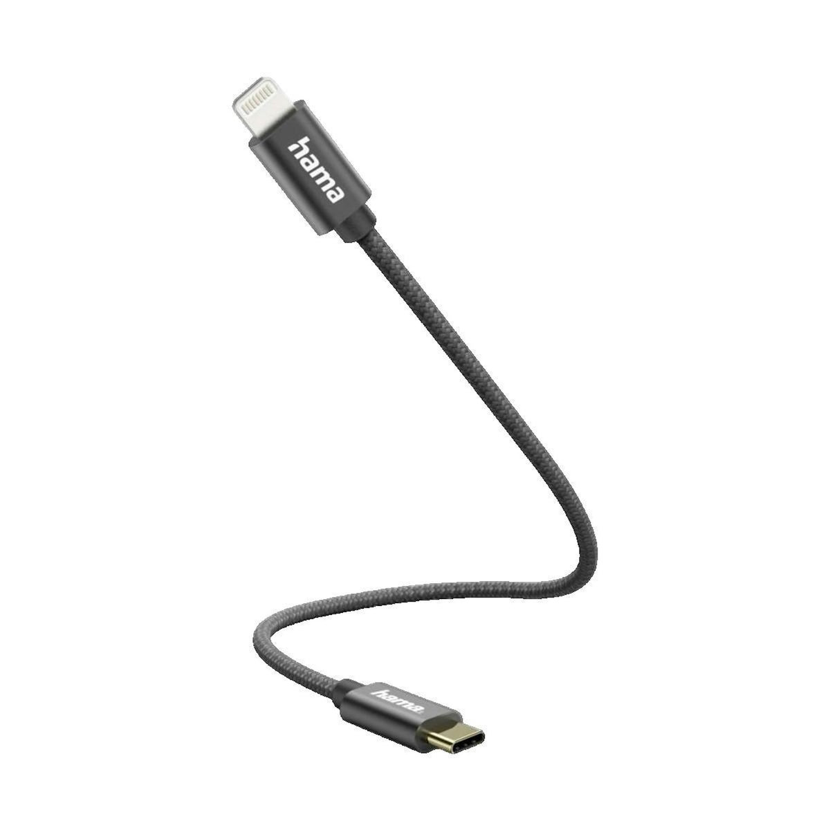 Hama Câble de Charge USB-C Hama 0,2 m Nylon tressé