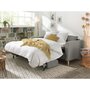 Voir la diapositive 3 : LISA DESIGN Timo - canapé 3 places convertible express couchage quotidien 140 cm matelas 12 cm en tissu