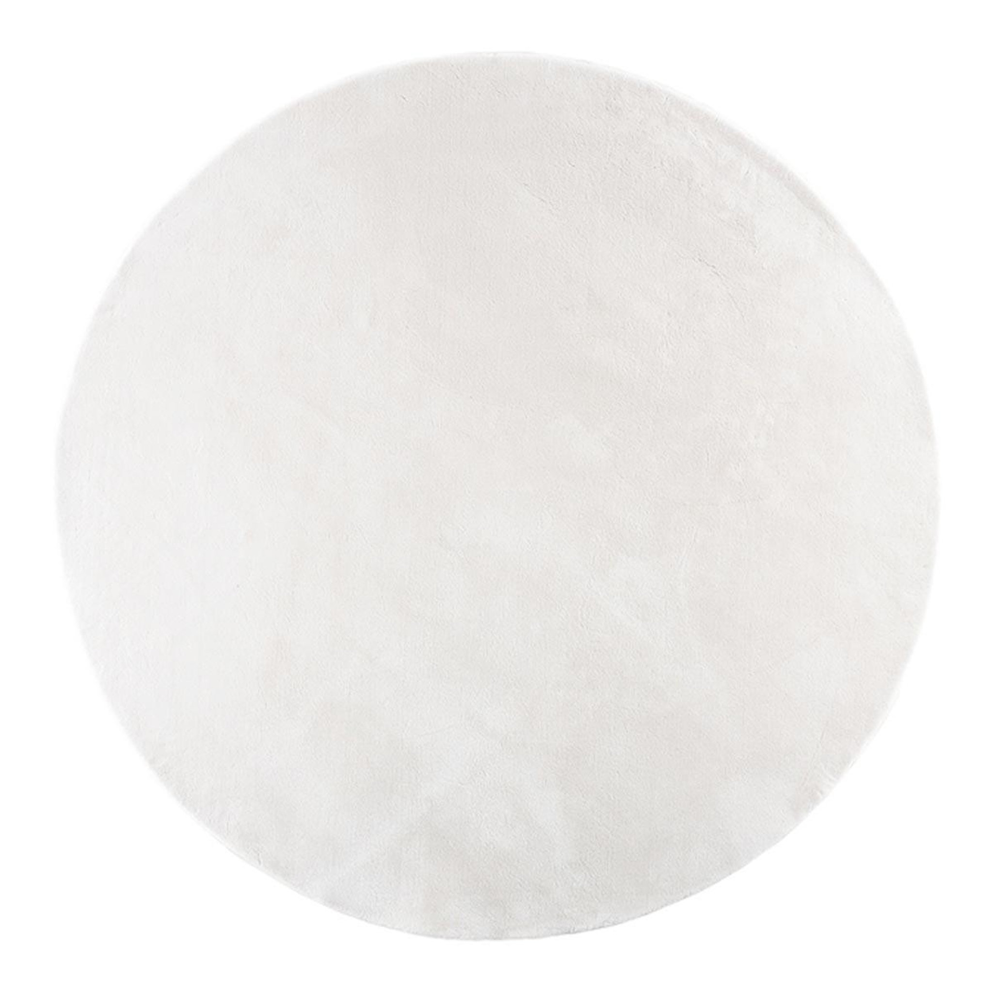 Paris Prix Tapis déco rond  nixie  200cm blanc