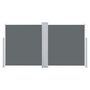 Voir la diapositive 4 : VIDAXL Auvent lateral retractable Anthracite 120 x 600 cm