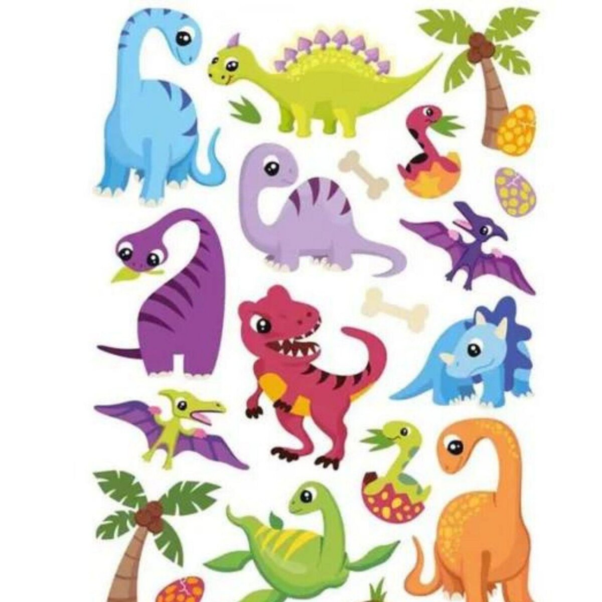 Stickers Dinosaures Pas Cher