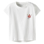 NAME IT T Shirt  Fille Name it Capsl. Coloris disponibles : Blanc