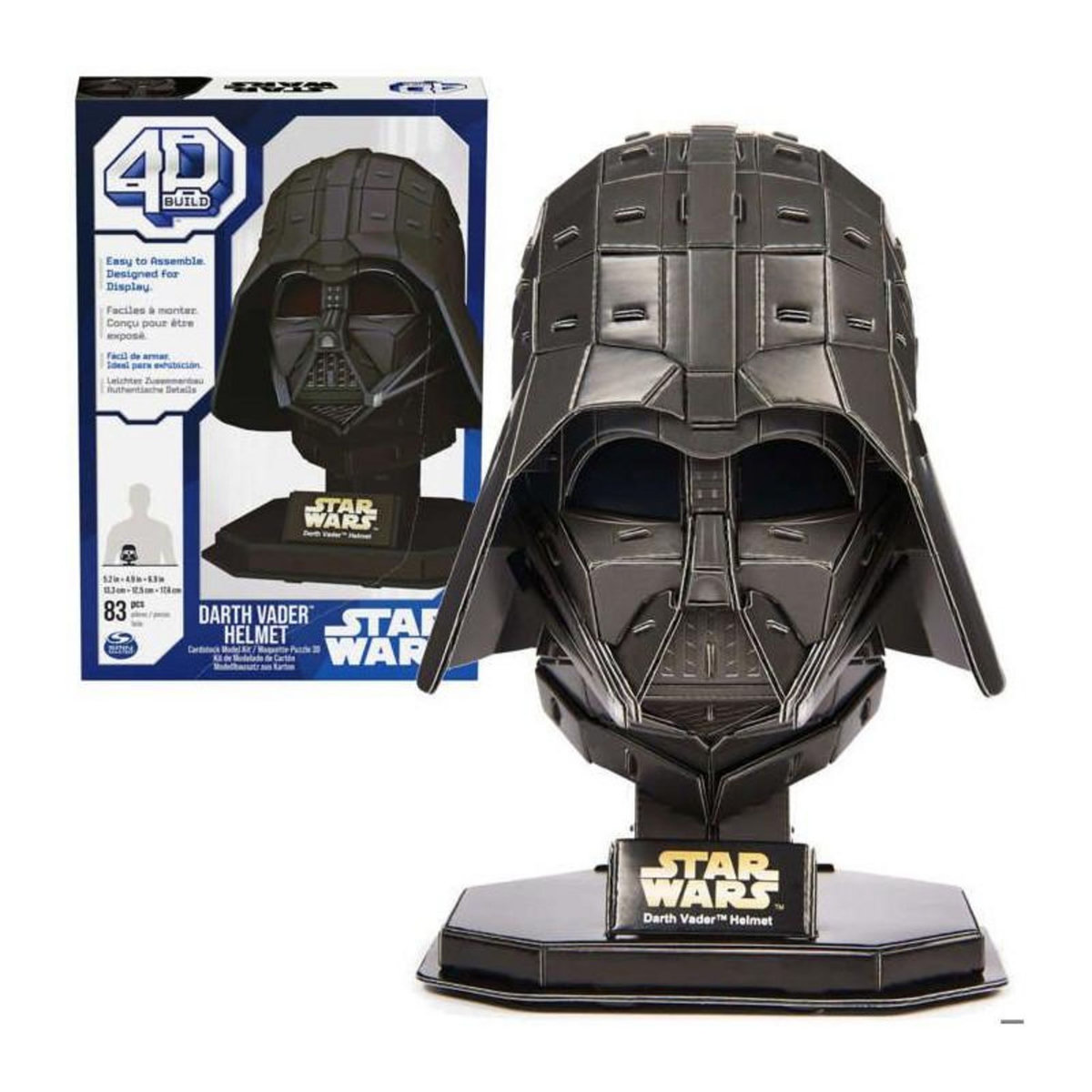 Spin Master SPIN MASTER CASQUE DARK VADOR Star Wars 4D Build