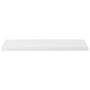 Voir la diapositive 4 : VIDAXL Etagere murale flottante 2 pcs Blanc brillant 90x23,5x3,8cm MDF