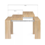 Voir la diapositive 6 : CONCEPT USINE Table console extensible en bois - 1,40 m BELLI