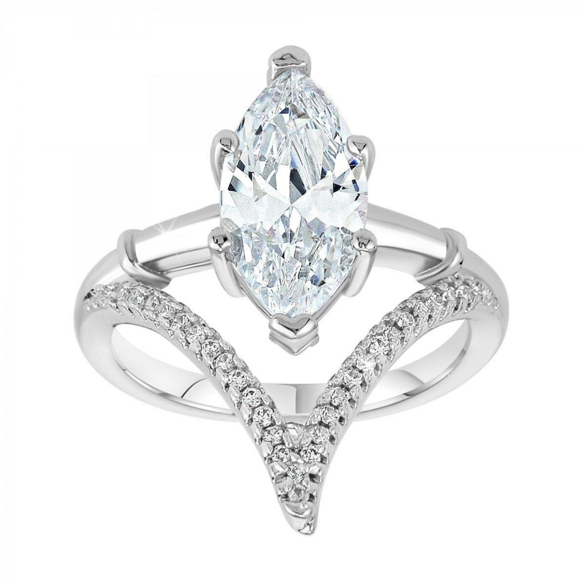 SC CRYSTAL Bague taille 56 SC Crystal ornée de Cristaux scintillants