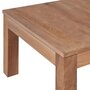 VIDAXL Table basse Bois de teck et finition naturelle 60 x 60 x 40 cm