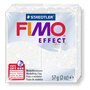 Fimo Pâte Fimo Effect blanc pailleté 56g