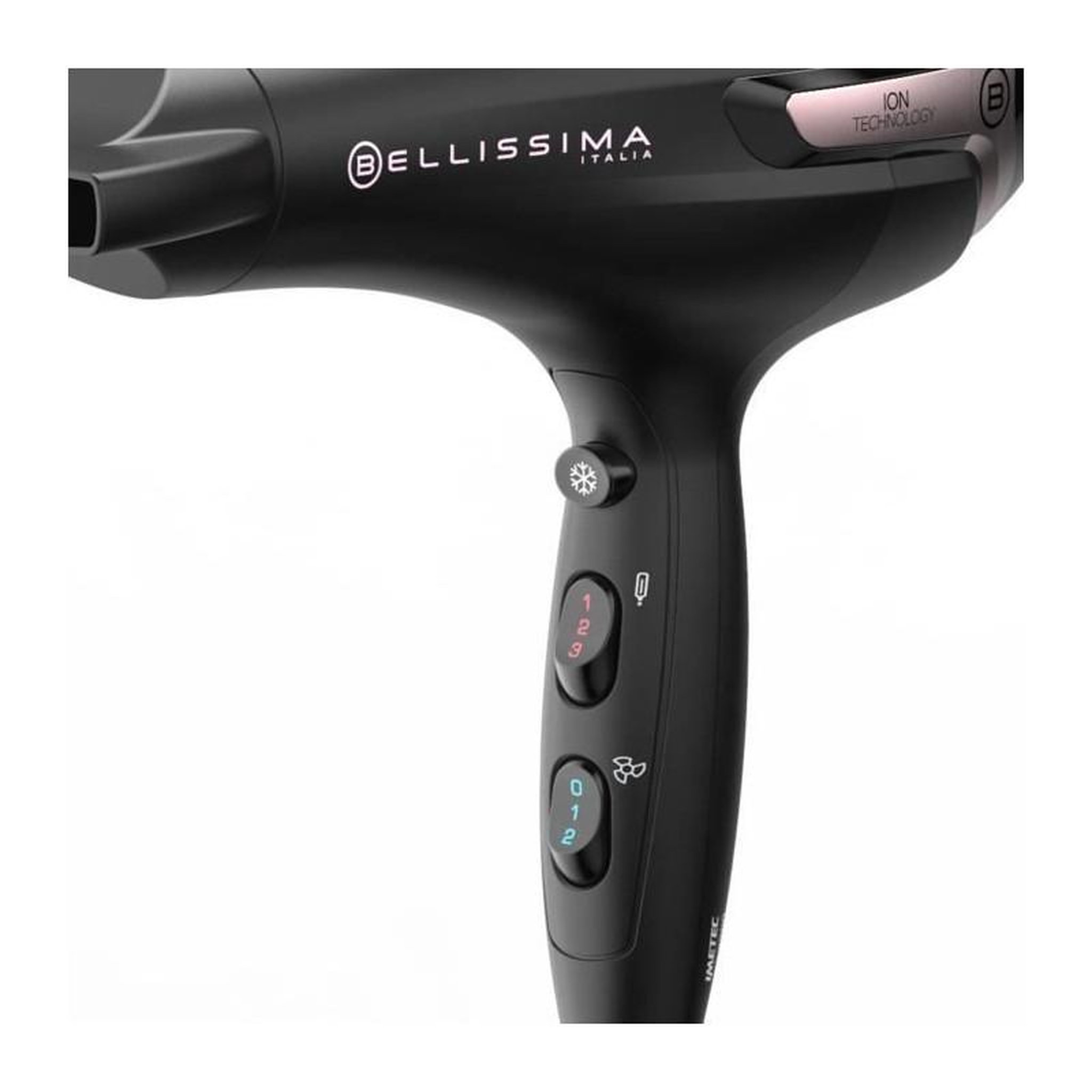 Voir la diapositive 3 : BELLISSIMA Seche Cheveux - Bellissima - Ionique S9 2300W - Pour Cheveux Lisses et Ondulés - 2 Vitesses 3 Températures - Concentrateur Dif
