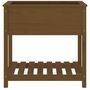 Voir la diapositive 5 : VIDAXL Jardiniere avec etagere Marron miel 82,5x54x81 cm Bois de pin