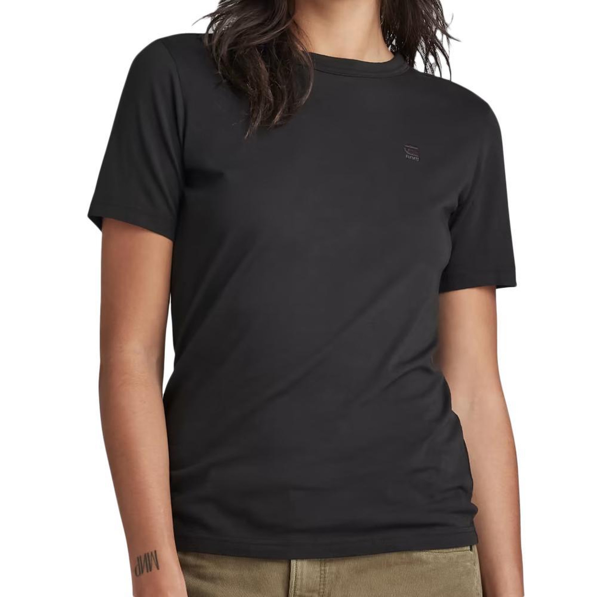 G-Star Raw T-shirt Noir Femme G-Star Raw Core. Coloris disponibles : Noir