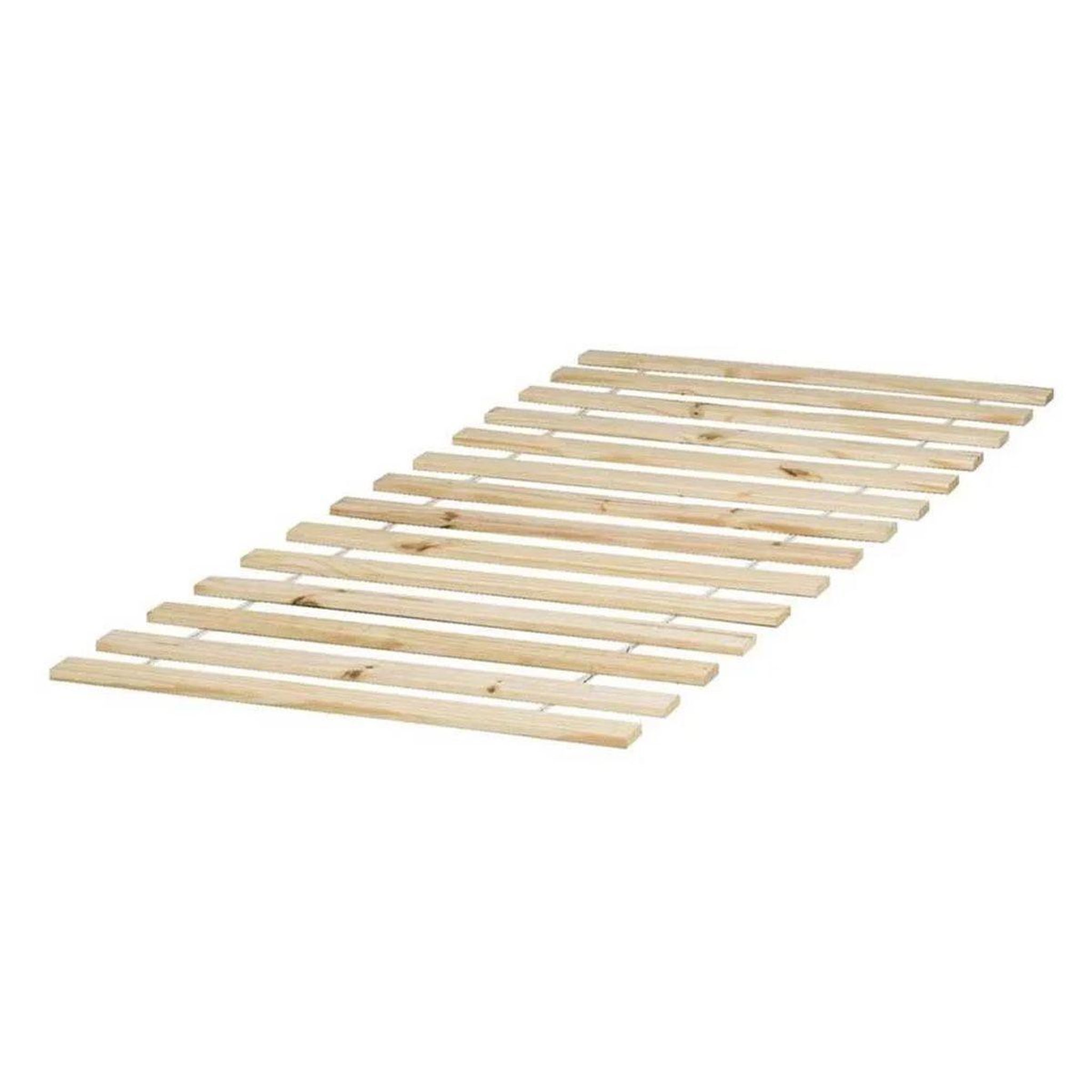 Voir la diapositive 3 : Paris Prix Pack - lit cabane enfant, sommier & 4 rideaux  charlotte  90x200cm beige