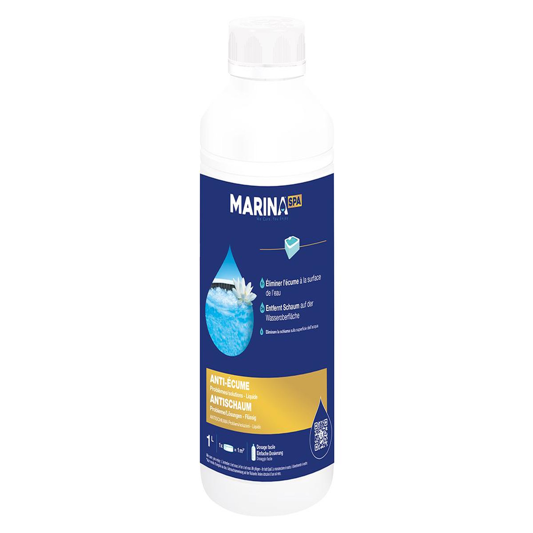 MARINA Anti-écume pour spa 1 l - marina spa
