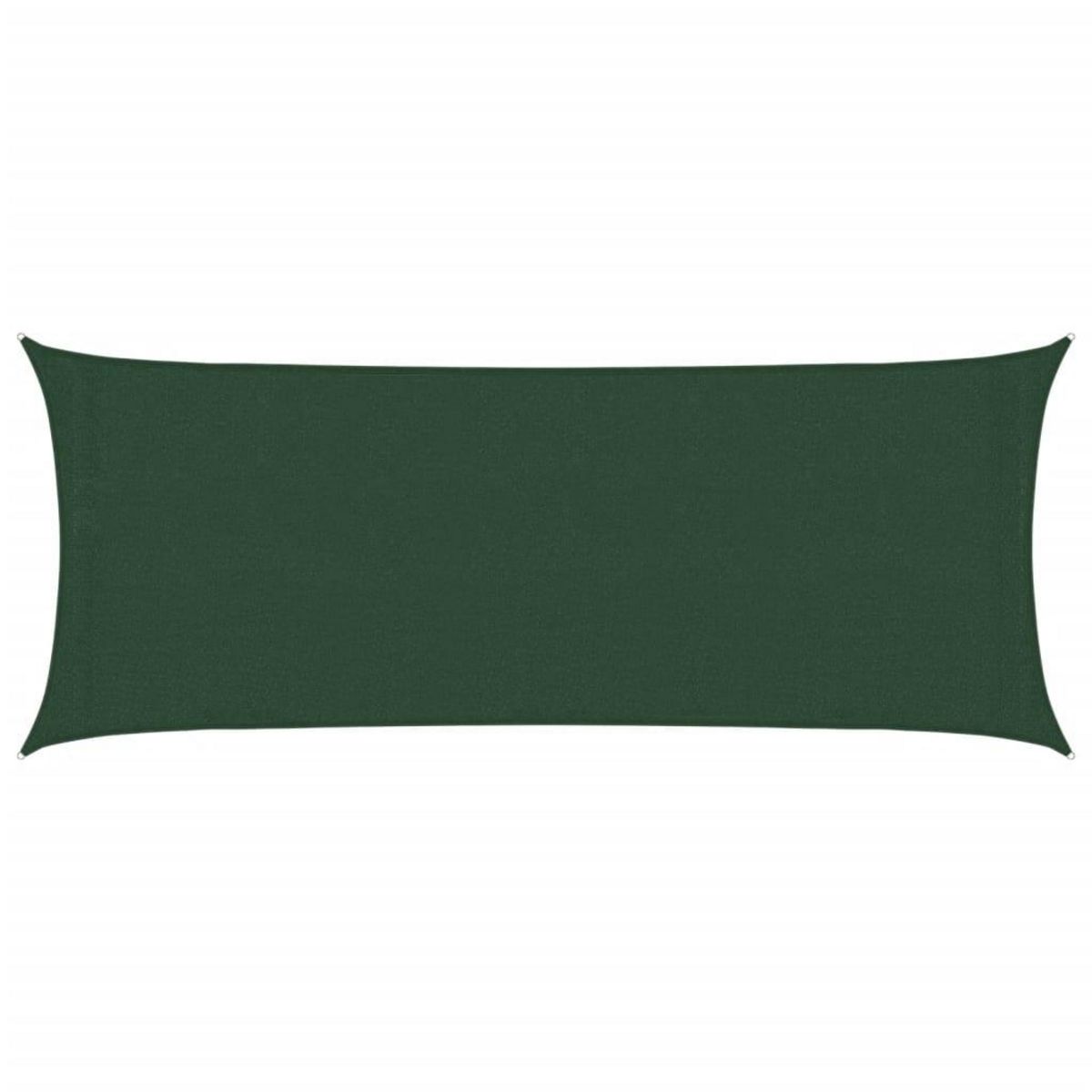 VIDAXL Voile d'ombrage 160 g/m^2 Vert fonce 2x4,5 m PEHD