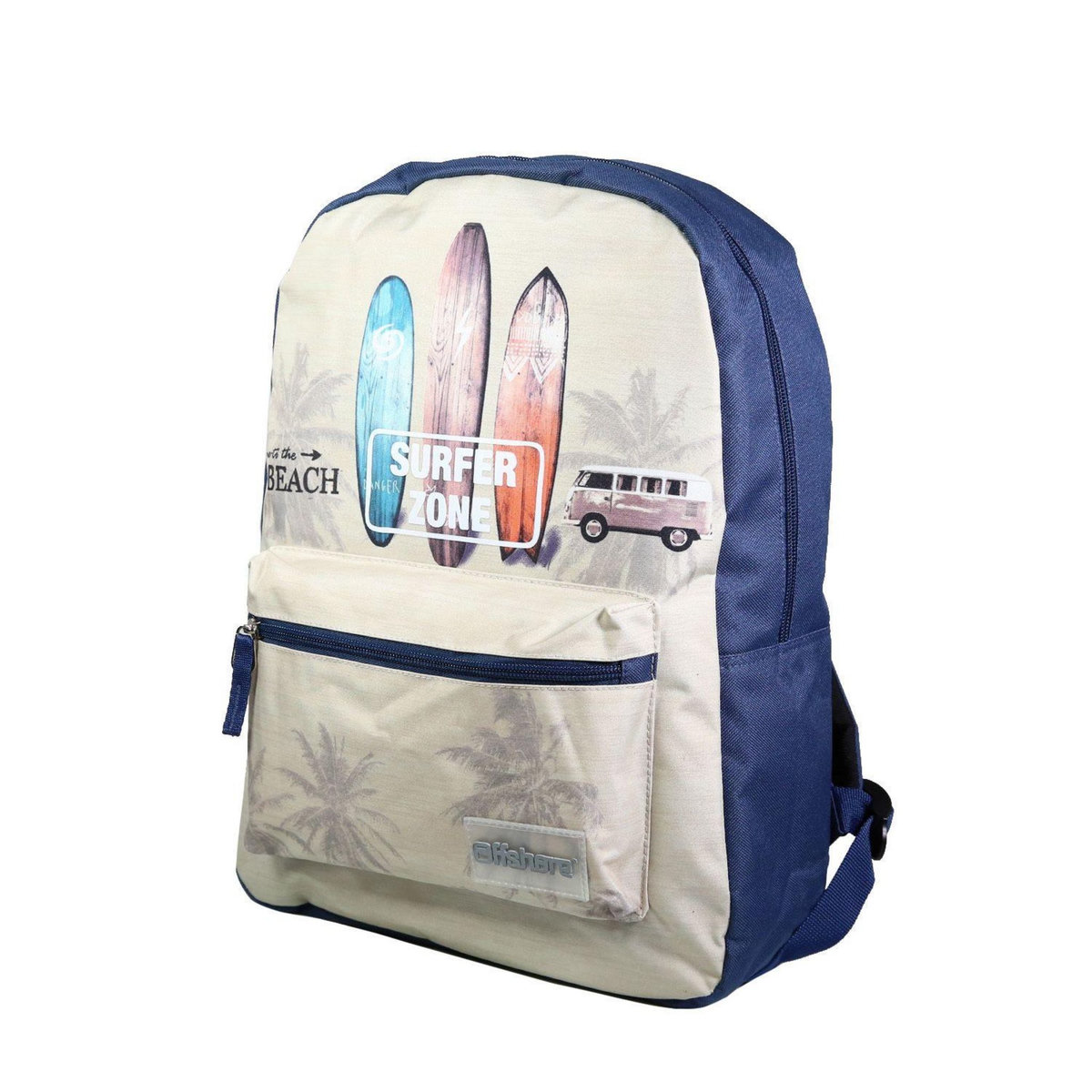 Bagtrotter BAGTROTTER Sac à dos 1 compartiment Offshore Beige Van & Surf