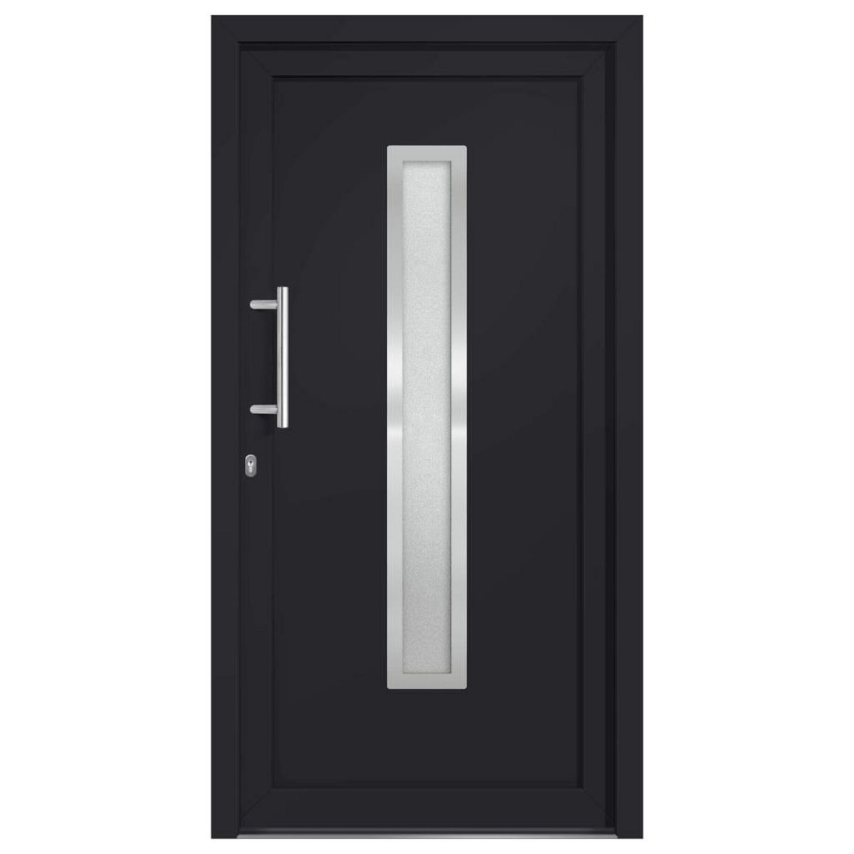 VIDAXL Porte d'entree Anthracite 98x208 cm