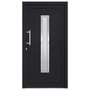 Voir la diapositive 3 : VIDAXL Porte d'entree Anthracite 98x208 cm