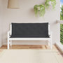 Voir la diapositive 3 : VIDAXL Coussin de banc de jardin noir 150x(50+50)x7 cm tissu oxford