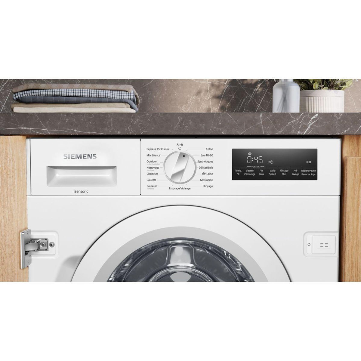 Siemens Lave linge hublot encastrable WI14W549FF iQ700