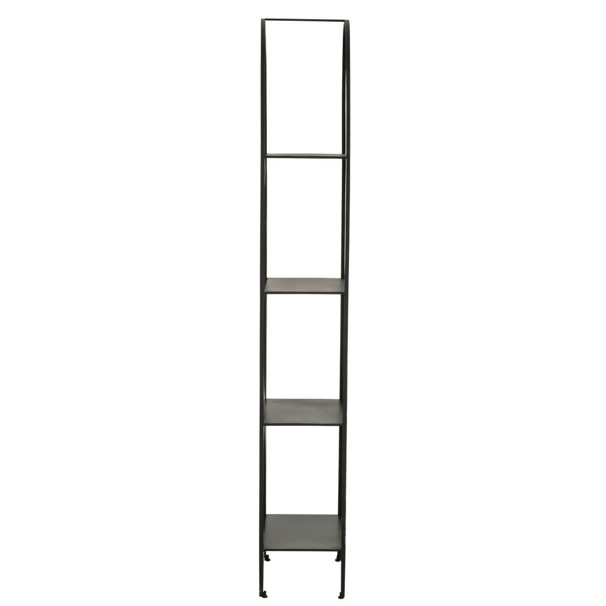 Voir la diapositive 4 : J-LINE Étagère design en métal  var  200cm noir