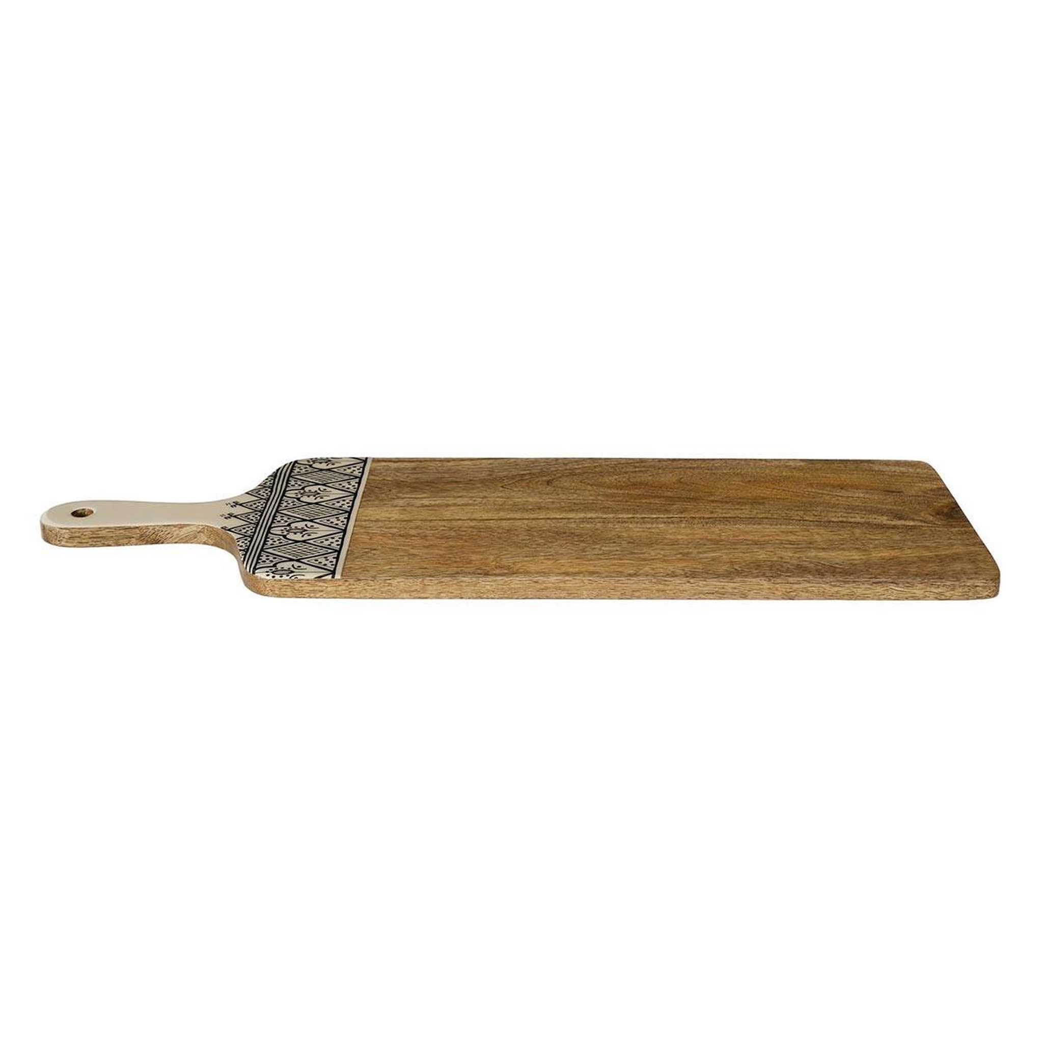 The Home Deco Factory Planche de présentation en bois  dune  58cm noir