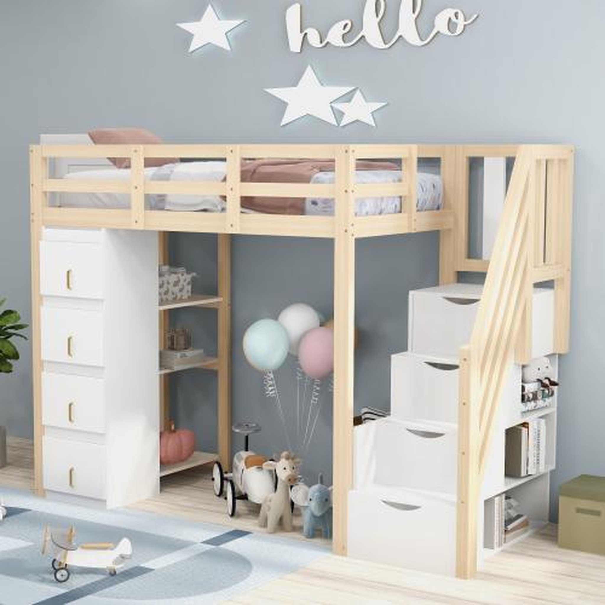 Voir la diapositive 4 : MERAX Lit mezzanine enfant