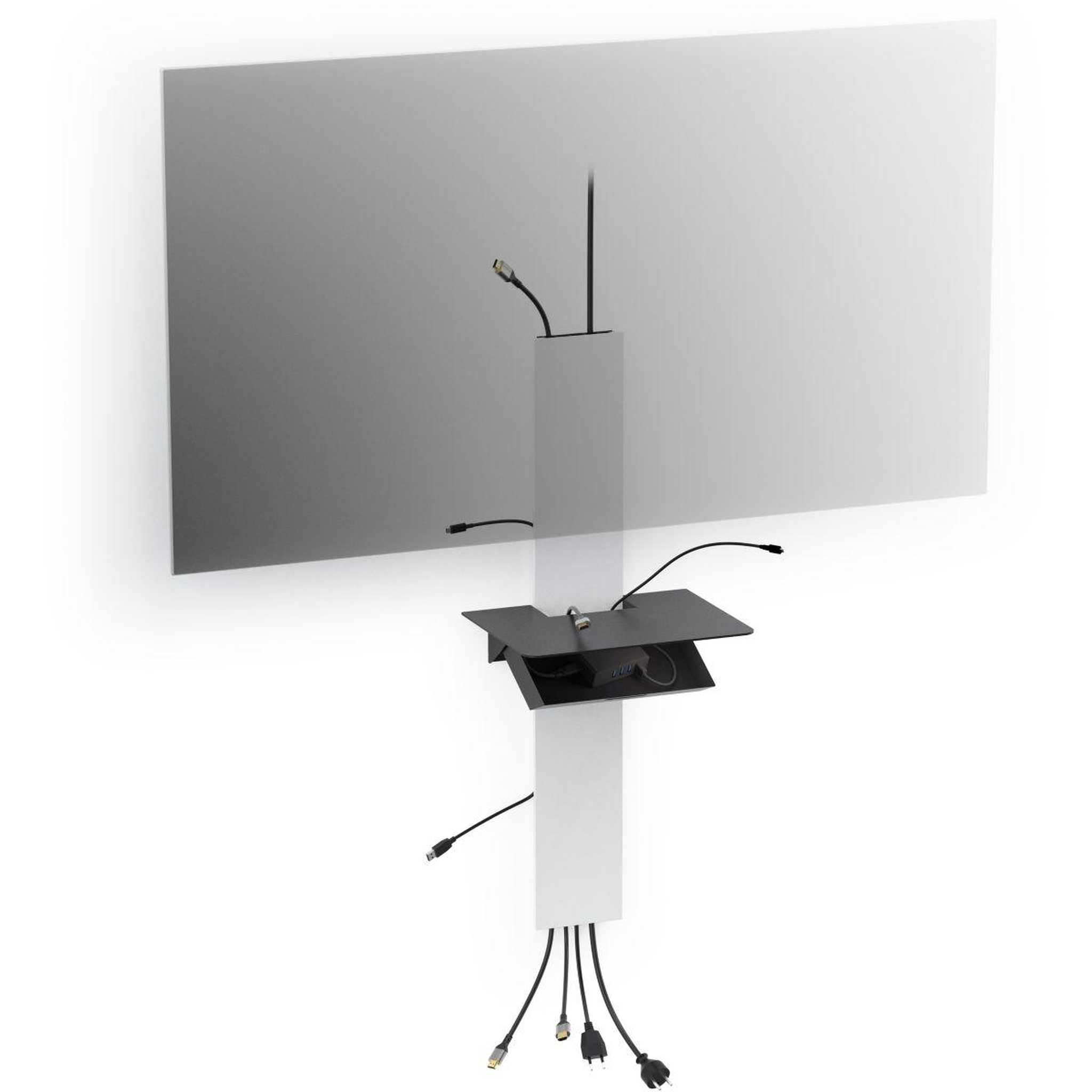 Voir la diapositive 2 : Erard Support vidéoprojecteur flak 800+ avec station d'accueil