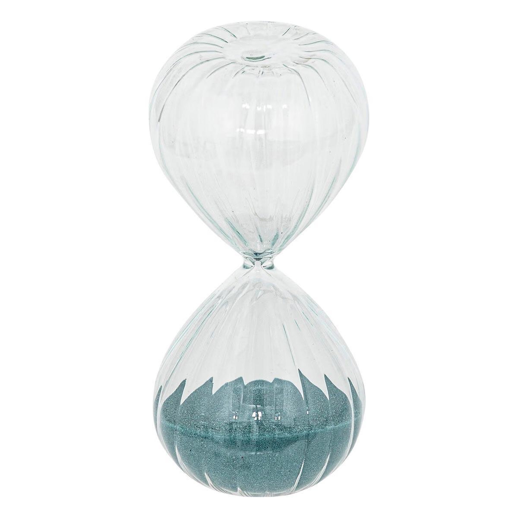 Voir la diapositive 4 : ATMOSPHERA Lot de 3 sabliers en verre  little cottage  14cm multicolore