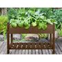 Voir la diapositive 3 : ESSCHERT DESIGN Carré potager en bois marron L - Esschert Design