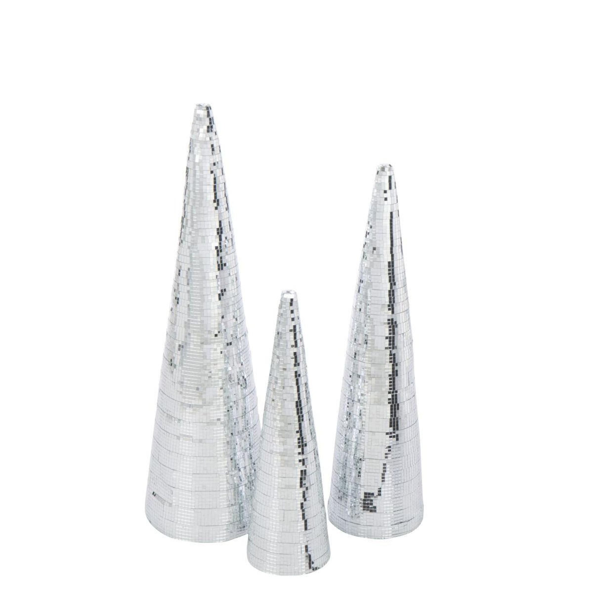 Paris Prix Cône Miroir Déco  Lyle  56cm Argent