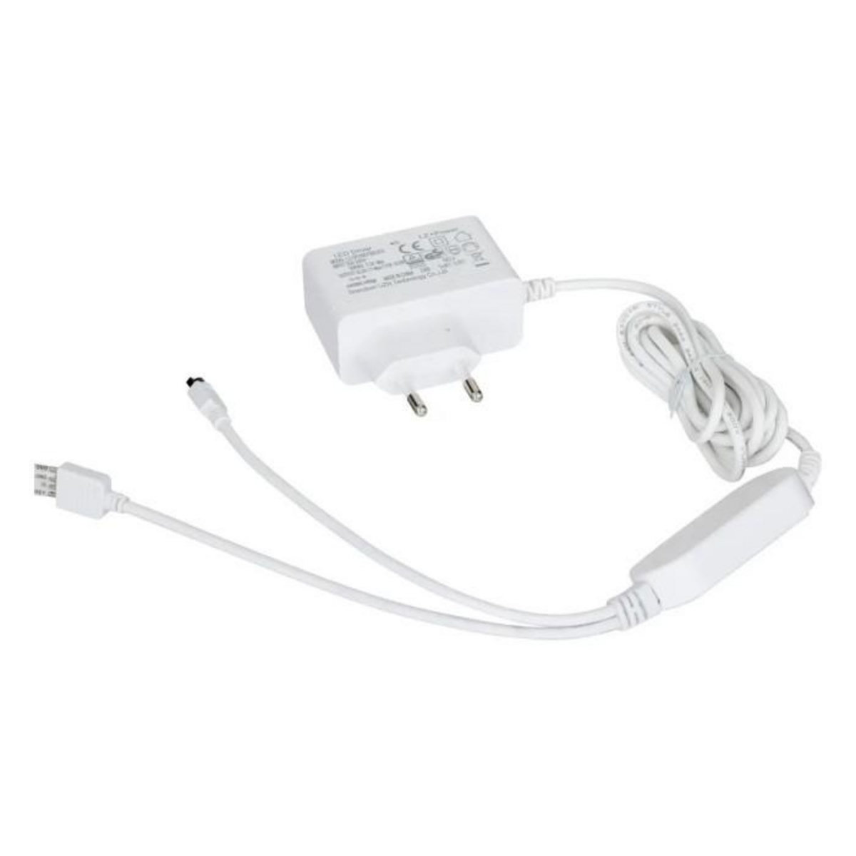 ATMOSPHERA Ruban 150 LED  Prise Secteur  500cm Blanc