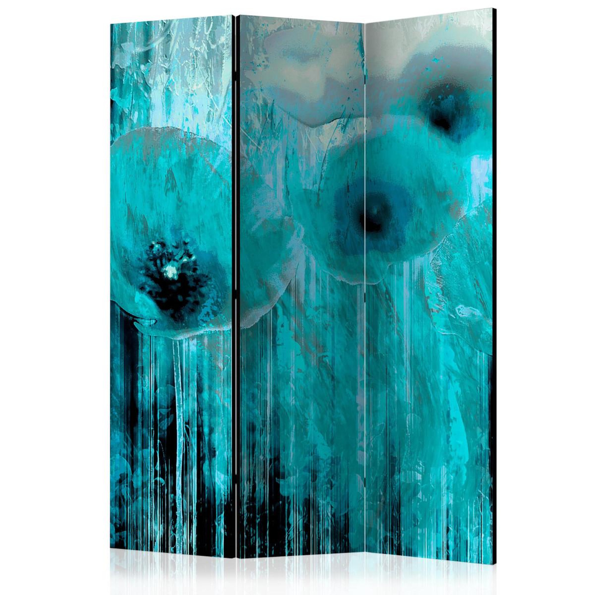 Paris Prix Paravent 3 volets  turquoise madness  135x172cm