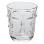 Voir la diapositive 2 : SECRET DE GOURMET Lot de 6 Gobelets Bas  Visage  30cl Transparent
