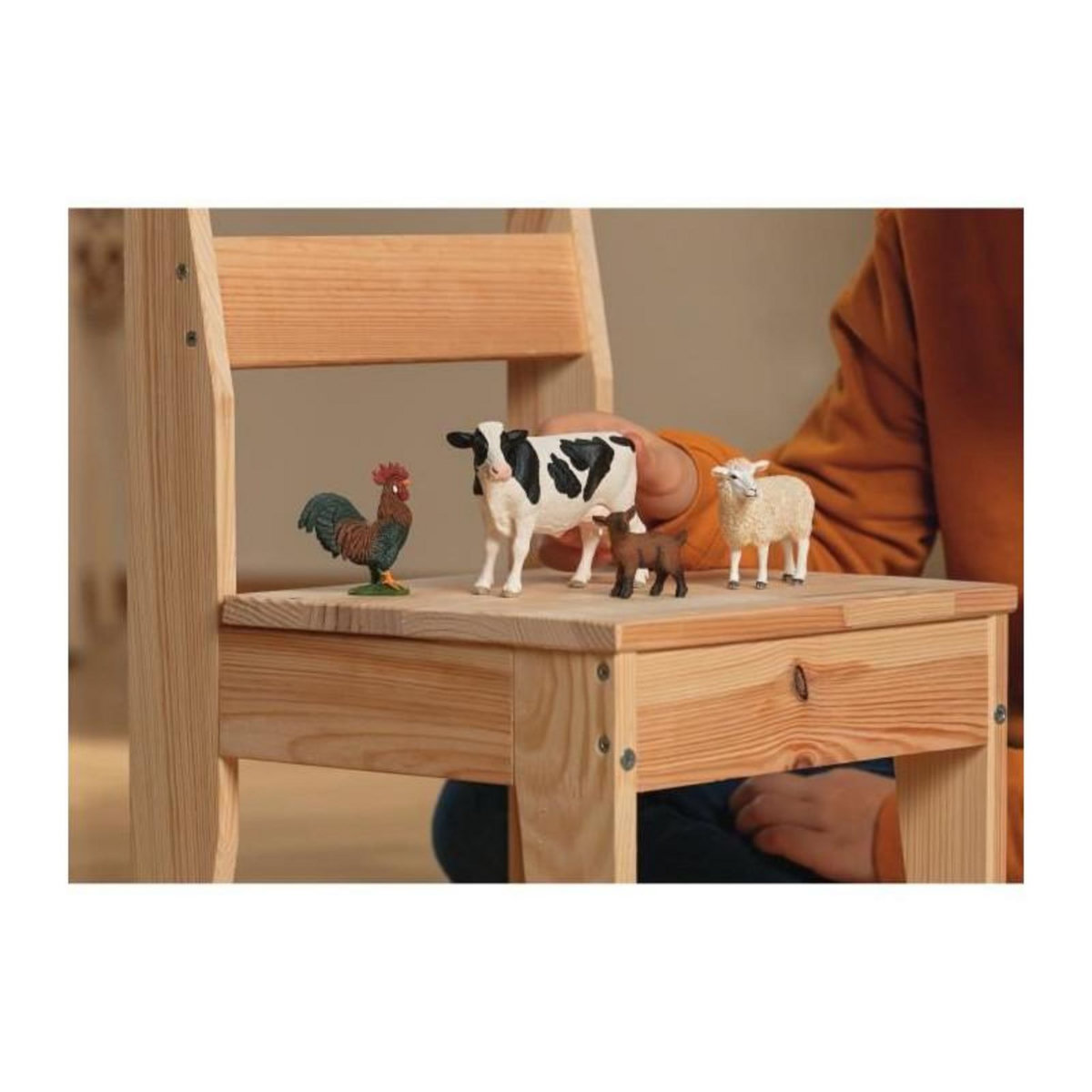 Schleich Mes Premiers Animaux de la Ferme, Coffret schleich d'animaux, SCHLEICH 42729 Farm World, des 5 ans