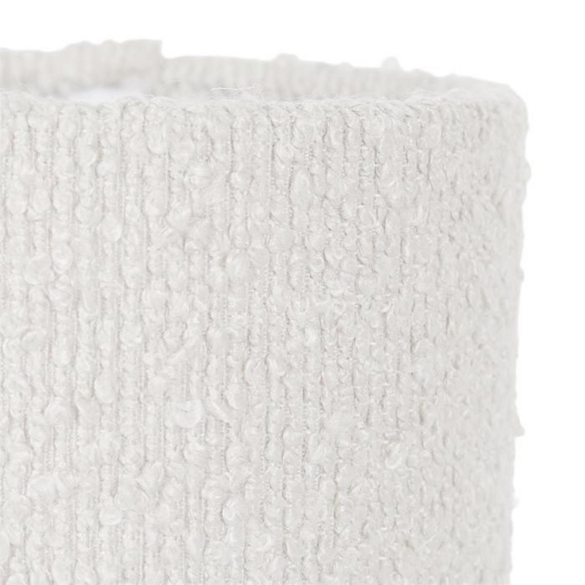 Paris Prix Lampe à Poser en Tissu  Bouclette  38cm Naturel