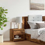 Voir la diapositive 3 : VIDAXL Table de chevet vieux bois 40x30x39 cm bois d'ingenierie