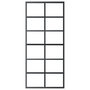 Voir la diapositive 3 : VIDAXL Porte coulissante Verre ESG et aluminium 90x205 cm Noir