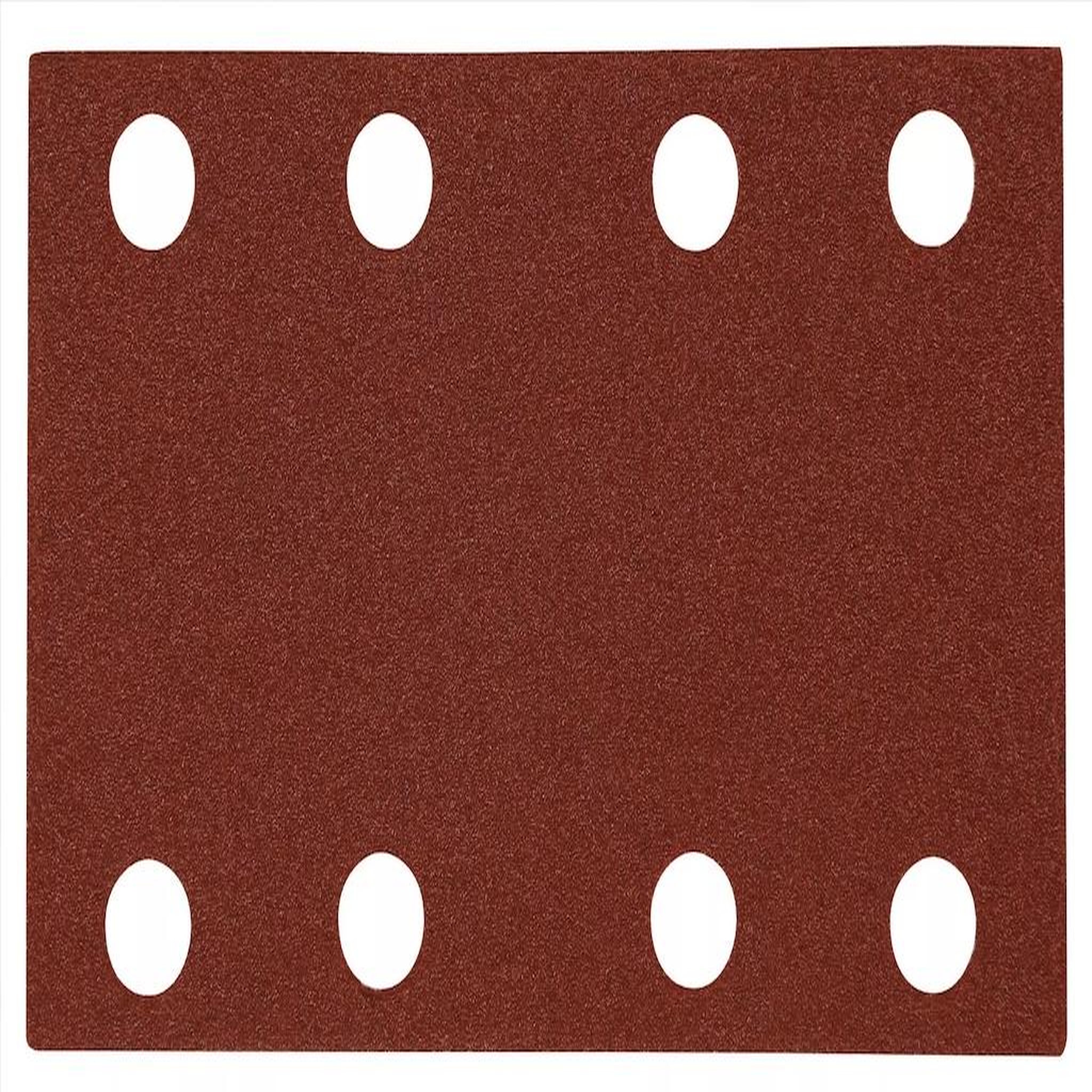 Einhell Feuilles abrasives pour ponceuse vibrante – 132 x 80 mm – Grain P40 à P240 – Lot de 12
