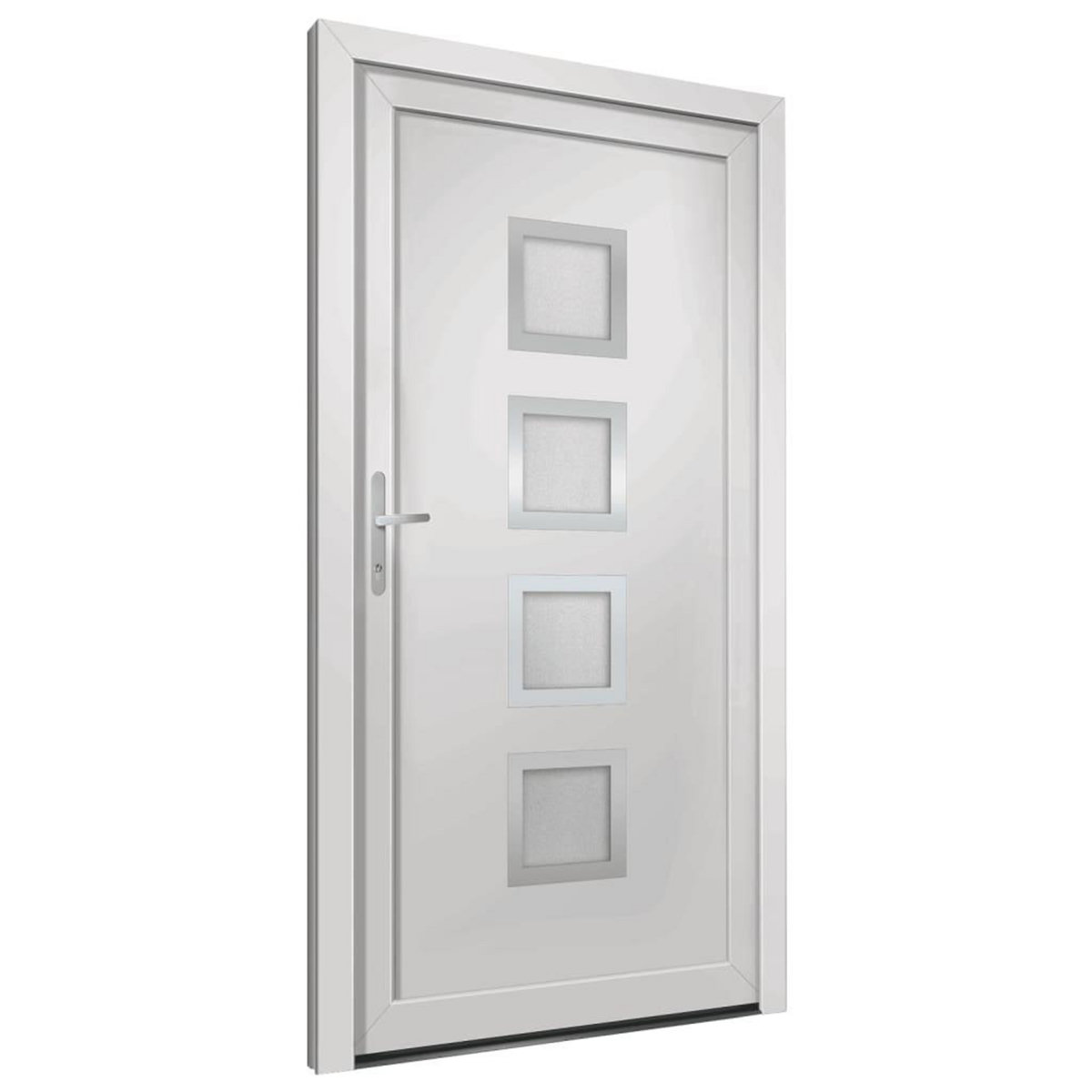 VIDAXL Porte d'entree Blanc 108x200 cm PVC