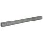 Voir la diapositive 3 : VIDAXL Lit sureleve a gabion Acier galvanise 450x30x30 cm