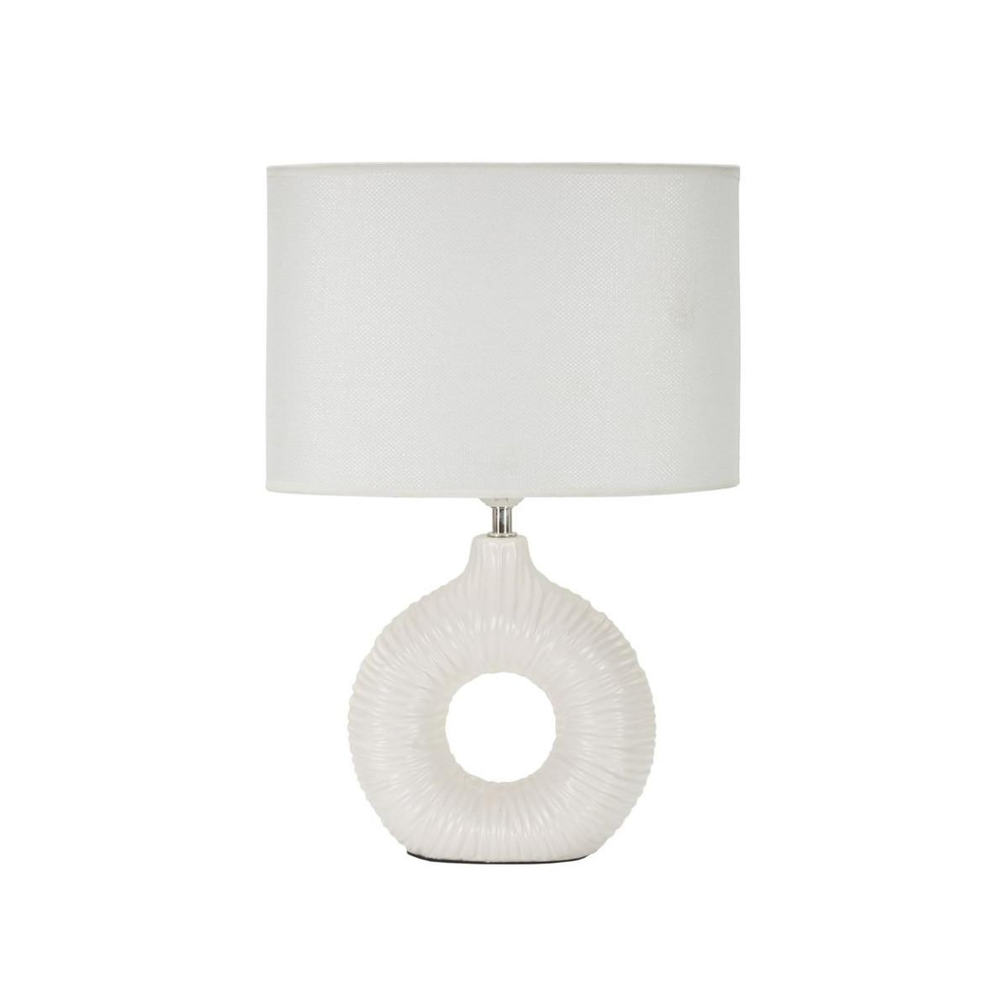 Paris Prix Lampe à poser en céramique  seta  43cm blanc