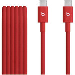 BEATS Câble de charge tissé USB-C vers USB-C 1M50 Rouge flash