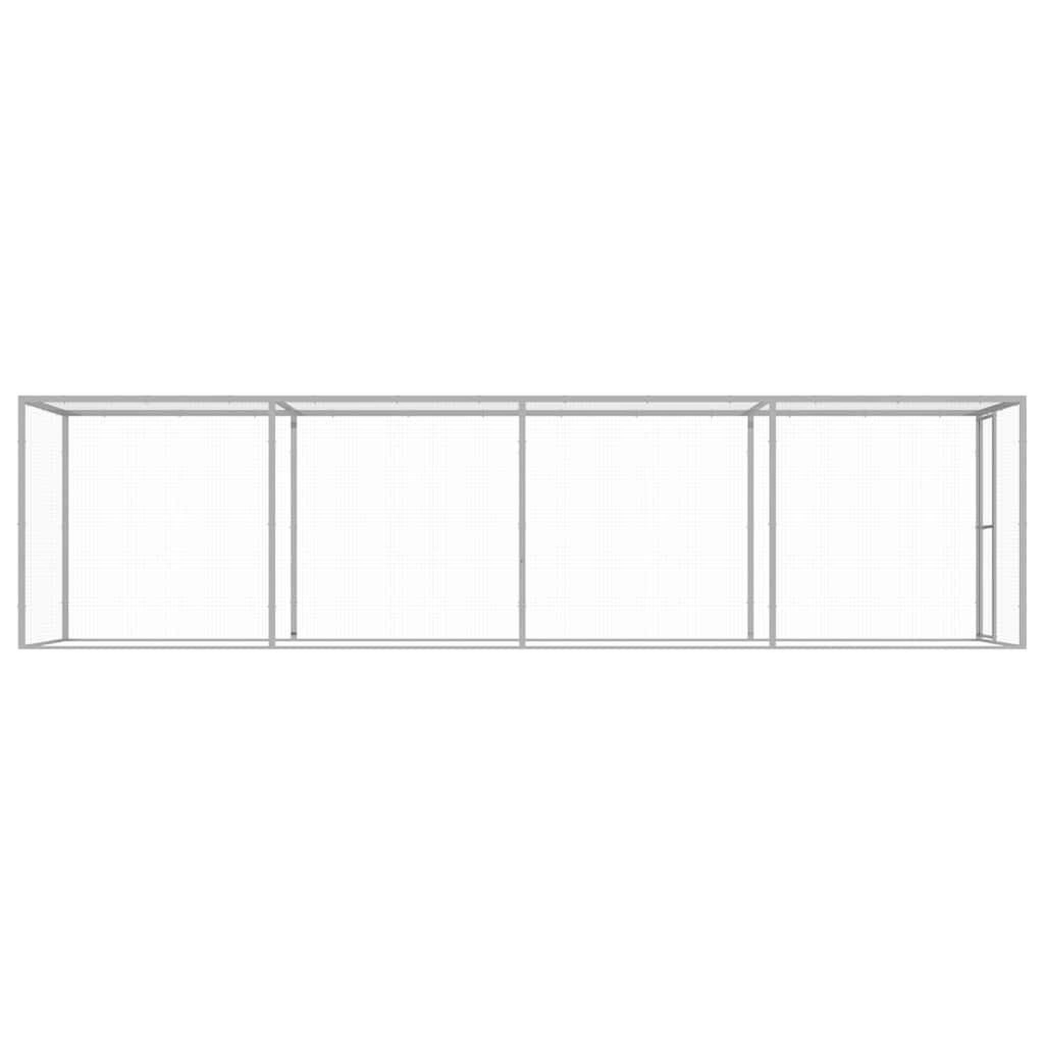 Voir la diapositive 3 : VIDAXL Cage pour chat 6x1,5x1,5 m Acier galvanise