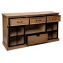 Voir la diapositive 2 : ATMOSPHERA Buffet 2 Portes & 4 Tiroirs  Danik  160cm Naturel