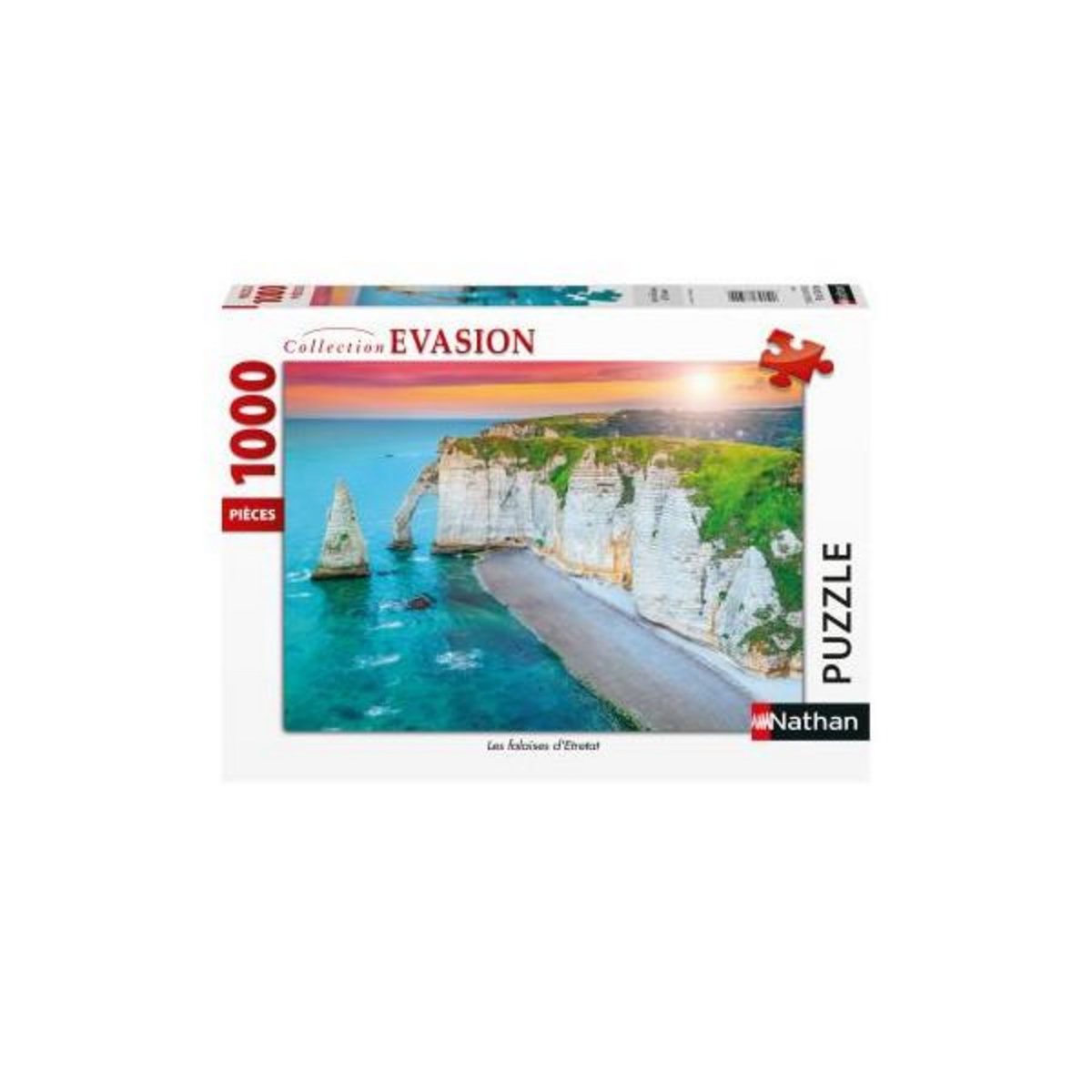 Nathan Puzzle 1000 pièces Nathan Les falaises d'Etretat
